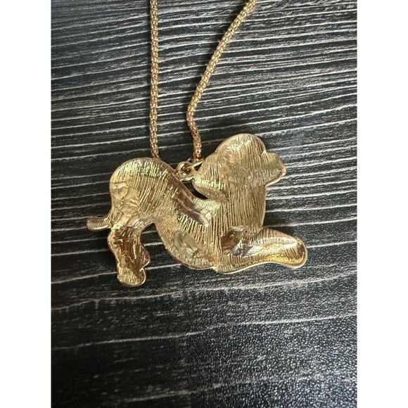 Betsey Johnson Vibrant Enamel Multicolor Dachshund Extra Long Necklace - Picture 5 of 5